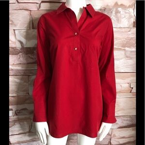 Talbots non-iron woman blouse size 2